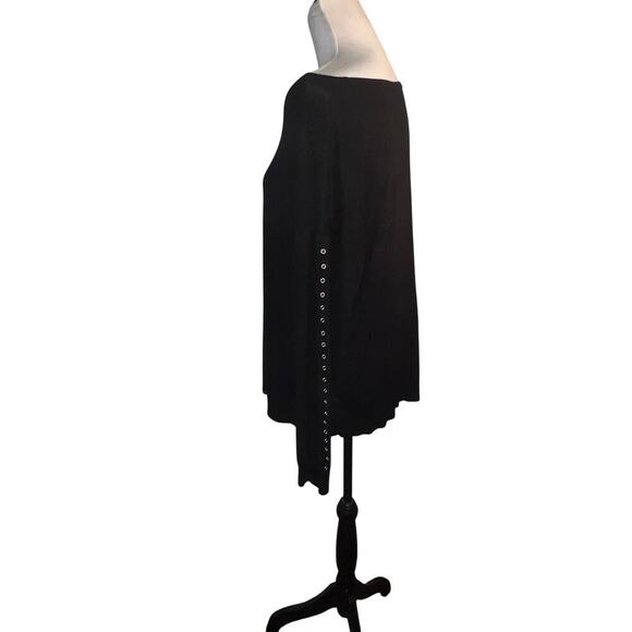 Magnolia Grace womens XXL long sleeve Gromit accent stretchy micro ribbed top - Picture 2 of 9